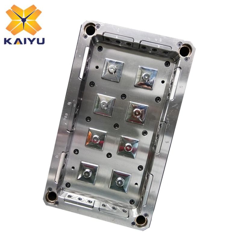 Transparent Square PS Box Mould Plastic Cosmetic Container Lid Injection Mold