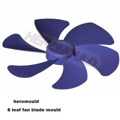 Plastic Injection Mould 6 Leaf Fan Blade Mould 6 Leaf Fan Impeller Mould Heromould