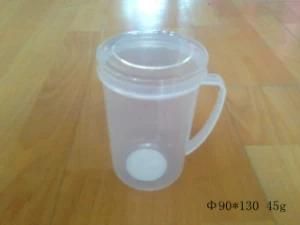Used Mould Old Mould Transparent Plastic Cup with Handle/ Mould