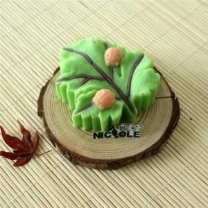 Leaf Shape Handmade Soap Mold Silicon Chocolate Mould Food Grade Silicone Mould Budding ...