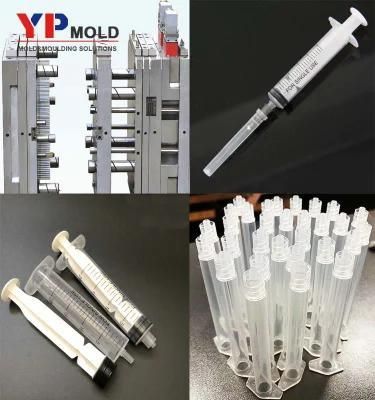 Medical PP Syringe Tube Injection Mould 1ml 3ml 5ml 10ml 20ml 50ml 60ml