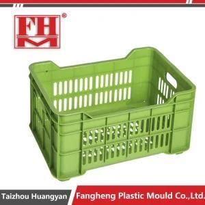 Plastic Injection Fruit Vegetable Turnover Box Crate Mold