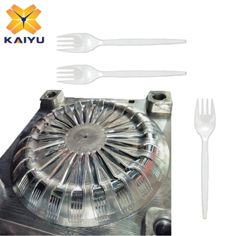 Plastic Fork Mould for Cake Disposable Tableware Injection Molding