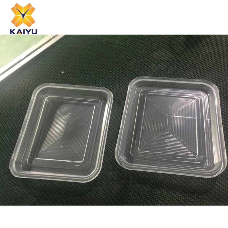 Food Takeaway Packaging Container Wiath Cover Plastic Lunch Box Mould