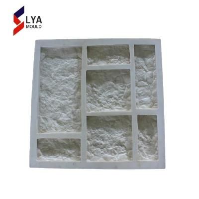 Rubber Culture Rock Tile Silicone Stone Molds for Concrete