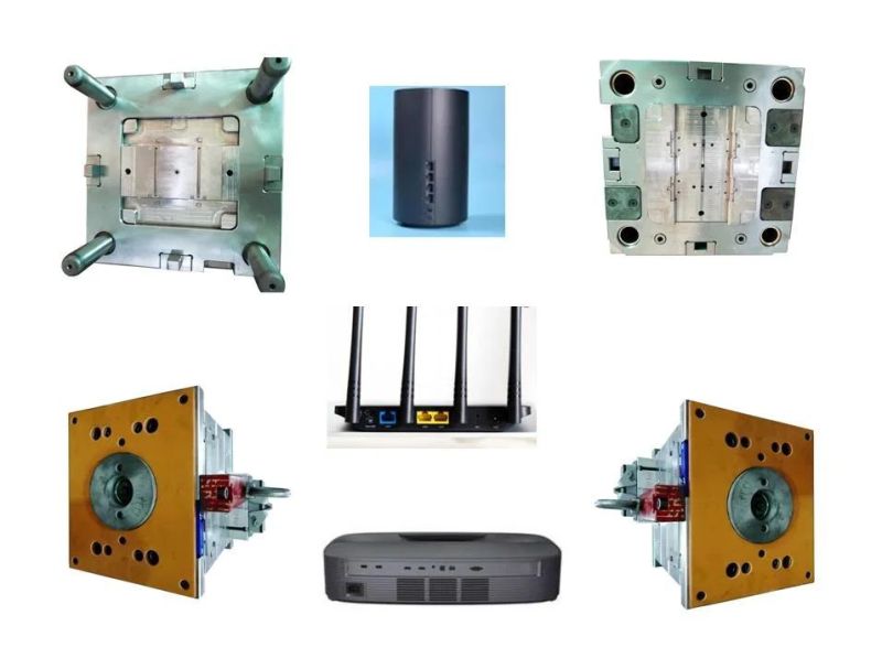 Injection Plastic Mold of ABS Electronic Part for Wireless Router