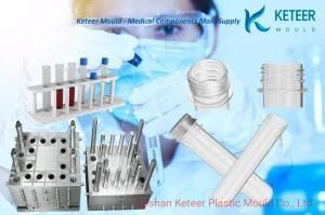 OEM Multiple Cavity Disposable Plastic Injection Test Tube Mould