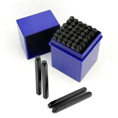 36 PCS Black Coating Letter and Number Punch Stamp Set