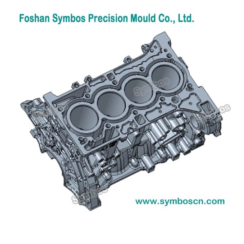 2500t Large Complex Casting Mould High Vacuum Structure Aluminum Alloy Die Casting Cylinder Block Mould Engine Mould for Auto Car Truck in China
