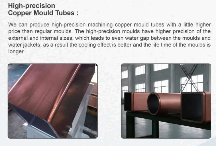 Copper Mould Tube for Steel Plant
