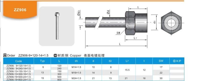 Injection Mold Parts Maker Cooling Elements Series Nipples