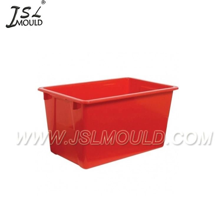 Customized Injection Stacking Plastic Fish Box Crate Mould