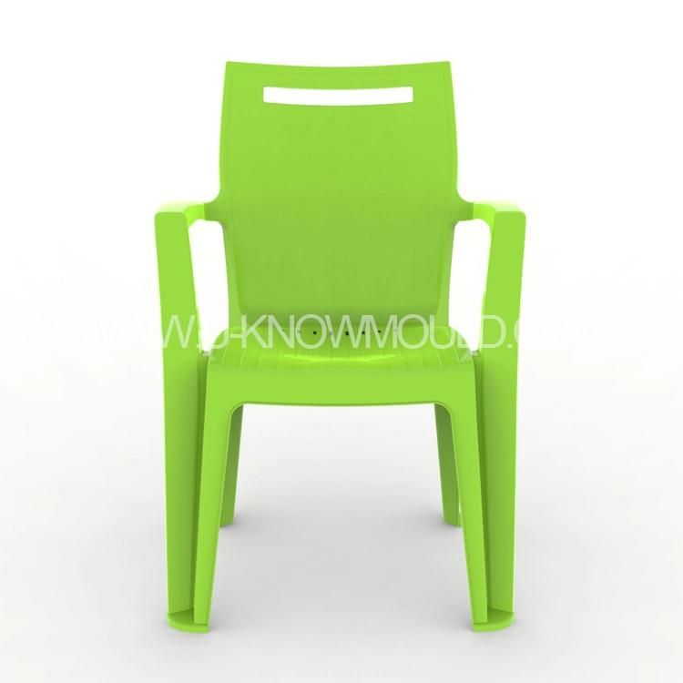 Plastic Outdoor Arm Chair Injection Mould Custmized Plastic Chair Mold