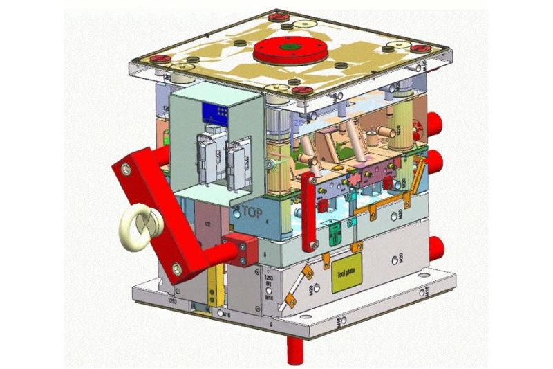 2 Color Plastic Injection Mould for Fire Alarm Detector Housing