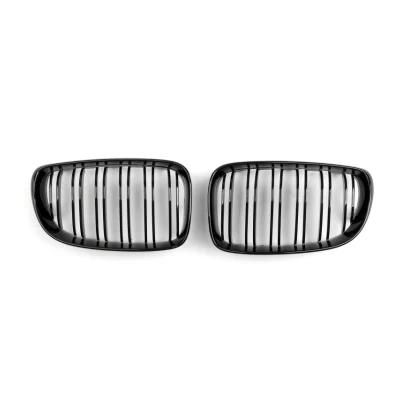 Auto Parts New Double Line Gloss Black Car Grill for BMW