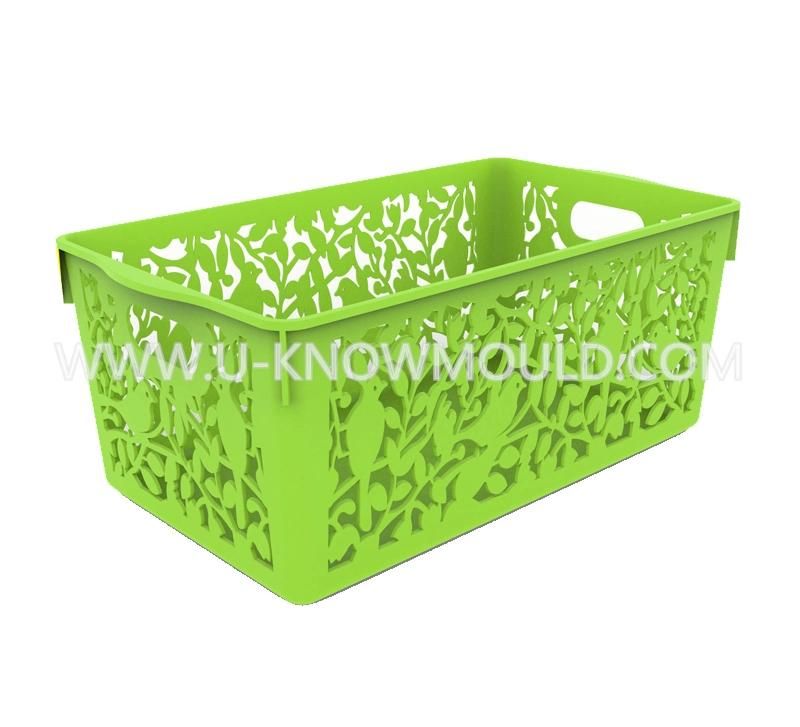 Customized Plastic Household Basket Mould for Small Objects/Plastic Injection Basket Mold