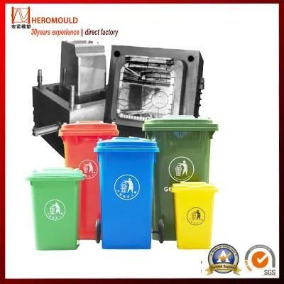 Newest Design Outdoor 240L Plastic Dustbin Injection Mould From Heromould