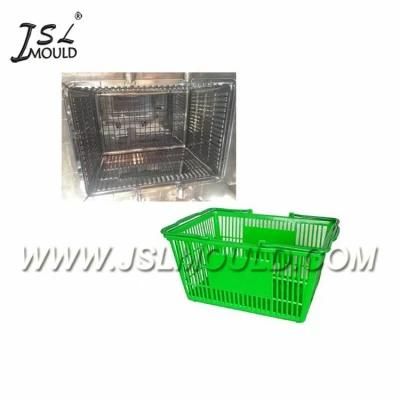 Quality Mold Factory Experienced Injection Plastic Supermarket Shopping Basket Mould