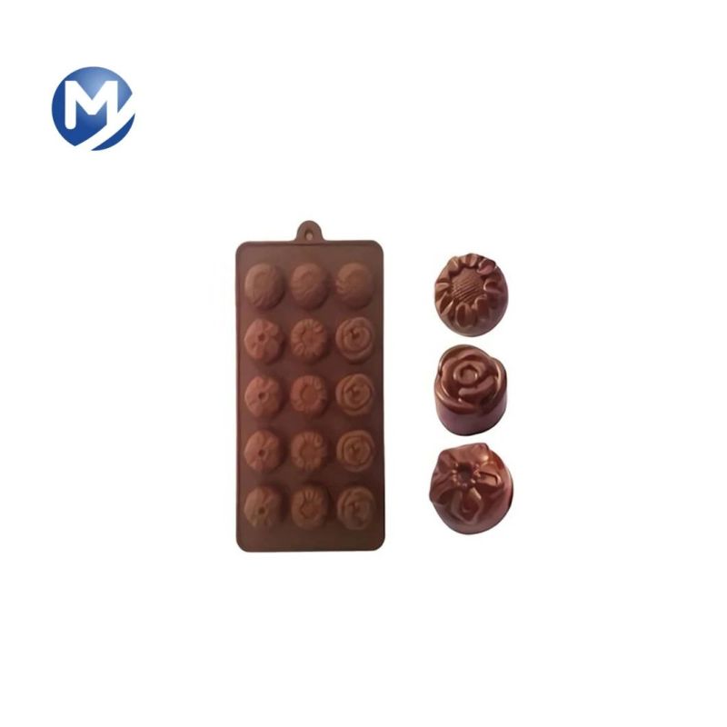 FDA Certificate Food Grade Silicone Rubber Flower Shaped Cake Baking Molds