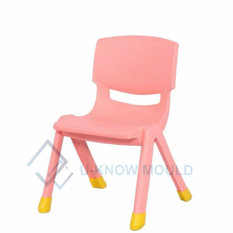 New Design Baby Back Chair Injection Mould Plastic Armless Chair Mold
