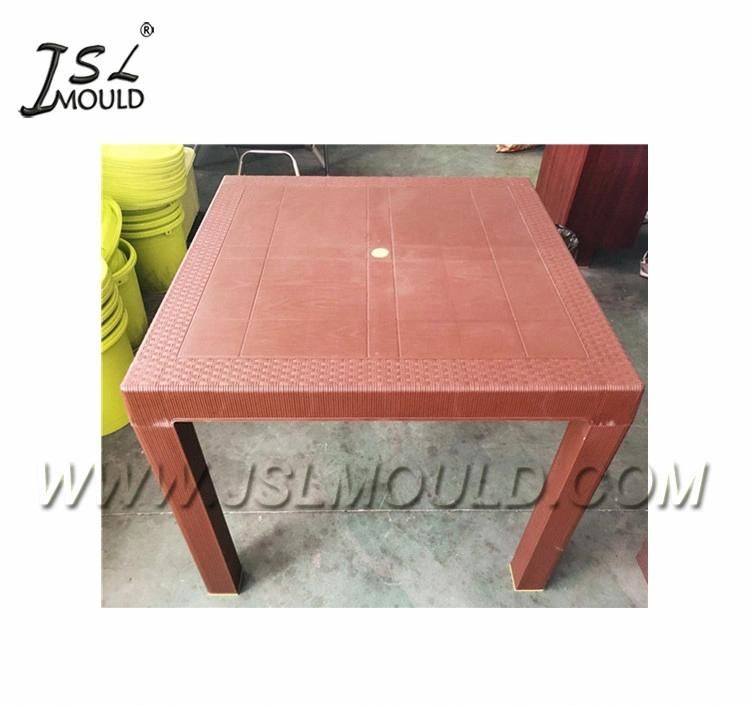 Customized Injection Plastic Rattan Table Mould