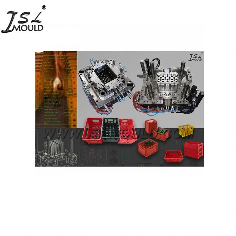 High Quality Plastic Wine Bottle Storage Crate Mould