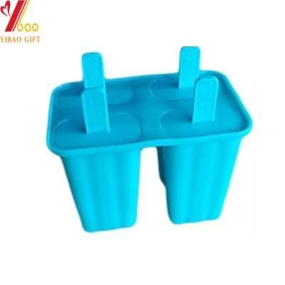 Custom 4piece FDA Silicone Ice Mold /Ice Cube Tray