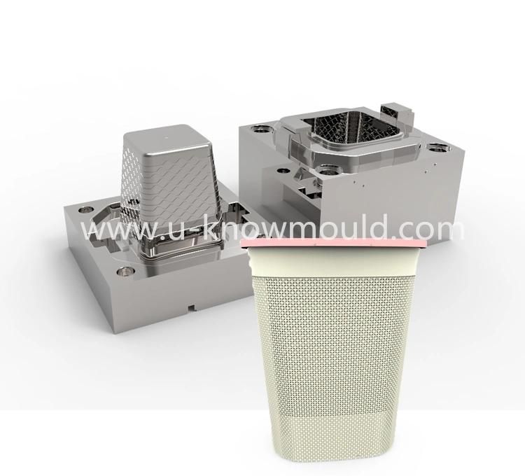 High Quality Landury Basket Injection Mould/Plastic Rattan Landury Basket Mold
