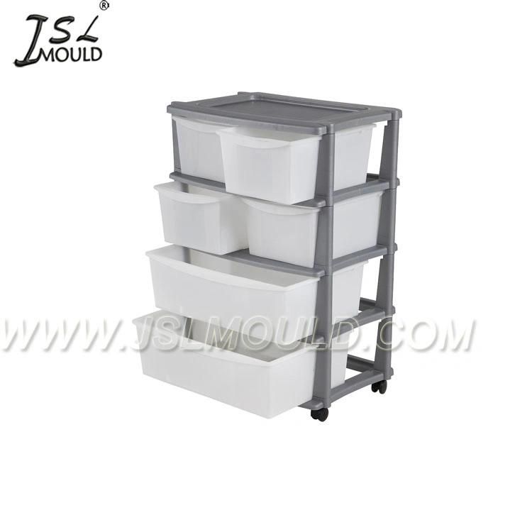 Injection Plastic Storage Drawer Cabinet Mould Manufacturer