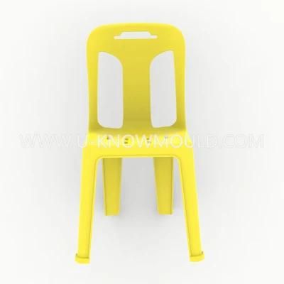 Outdoor Chair Injection Mould Plastic Armless Chair Mold
