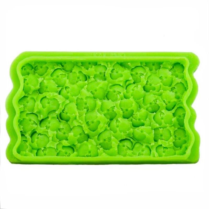 Customized Crocodile Leather Lace Pad Cake Mould Silicone Fondant Mold Cake Decoration Tools