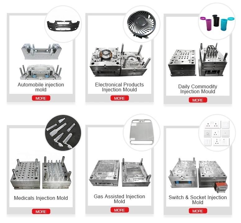 Multi Cavities Custom Electronic Shell Plastic Injection Mould Die Makers