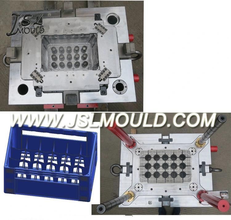 Customized Injection Plastic 24 Bottle Beer Crate Mould