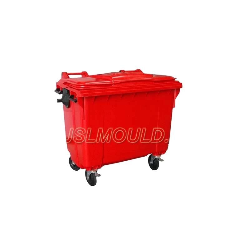 Custom Made Injection Plastic 660 Litre Wheelie Dustbin Mould