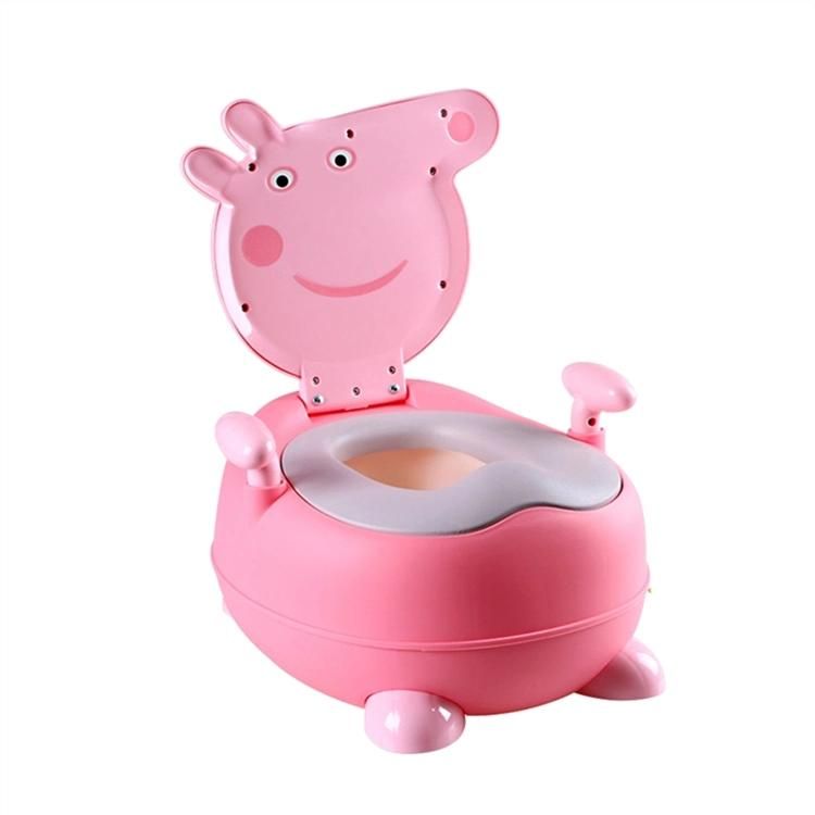 Baby Potty Mould Portable Open Cover Type with Back Grip
