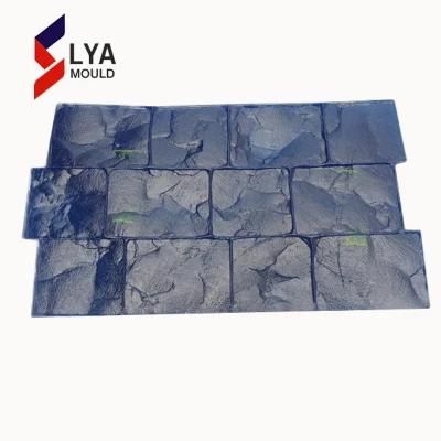 Flexible Rubber Stamped Stone Mold Driveway Stamp Concrete Mats