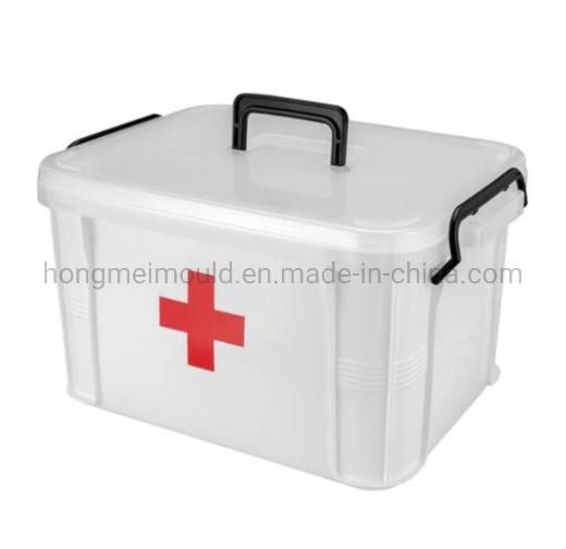 Customized Medical First Aid Kit Mould Plastic Medicine Box Mold