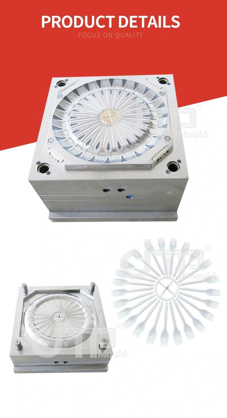 Hot Sell Good Quality 24 Cavity Injection Plastic Fork Mould