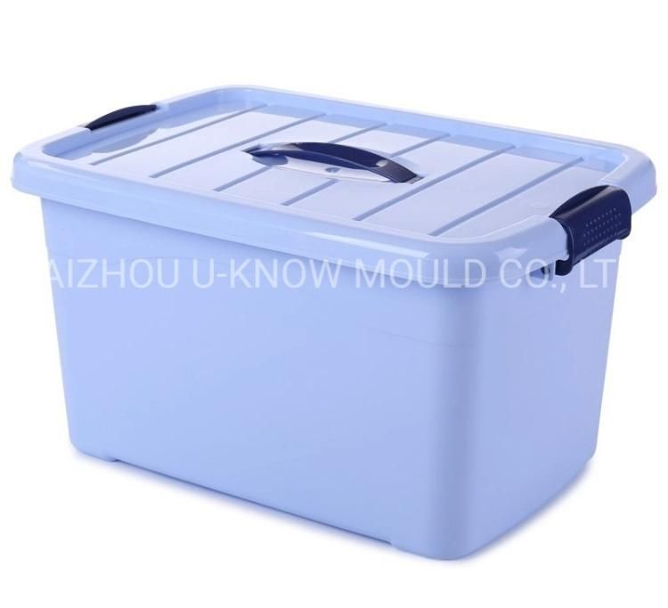 Storage Box Mould with Lid & Handle Plastic Household Mold Supplier