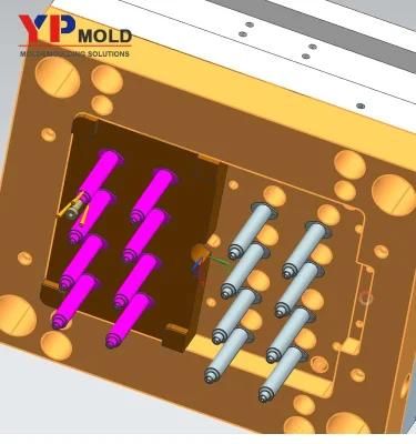 1/6 1/3/5/10/20/30/50/60ml Disposable Syringe Tube Injection Mold/Plastic Barrel Mould