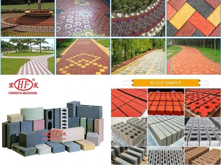 Block Brick Making Machinery Mold for Concrete Block Machine Plant to Produce Pavers Tile Interlocks Hollow Block