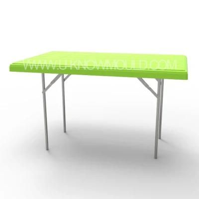 Plastic Dining Table Mould/Plastic Table Mold with Steel Leg