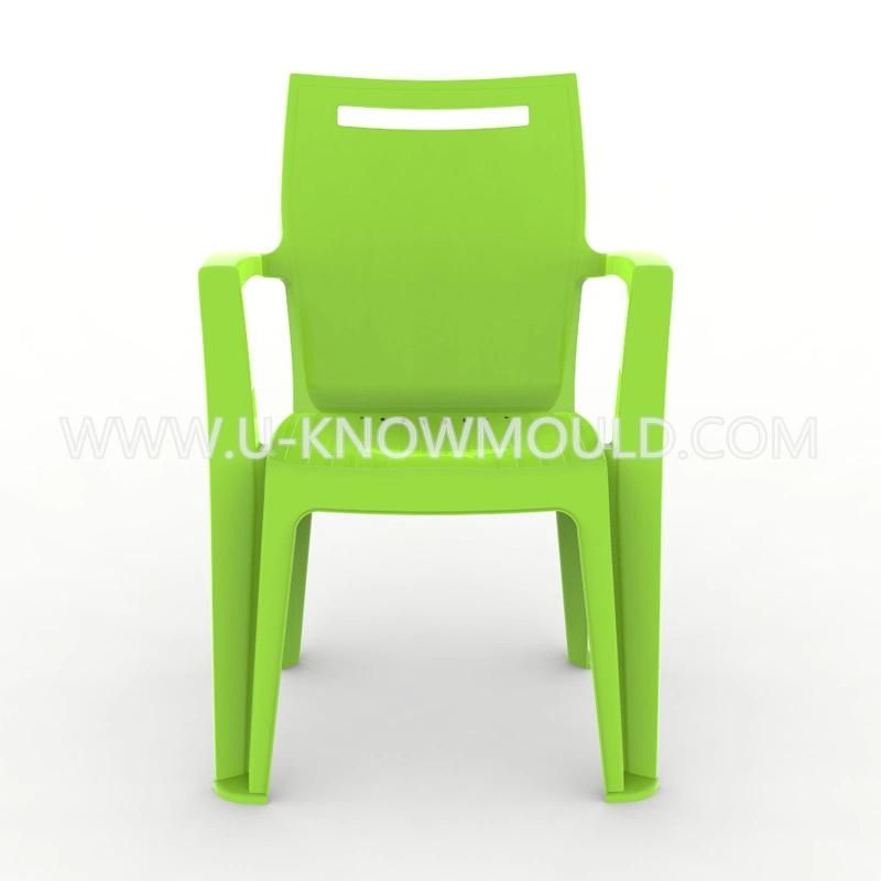 Plastic Hotel Arm Chair Injection Mould Plastic Outdoor Chair Mold
