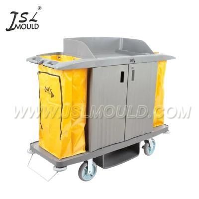 High Quality Plastic Injection Hotel Laundry Cart Mould