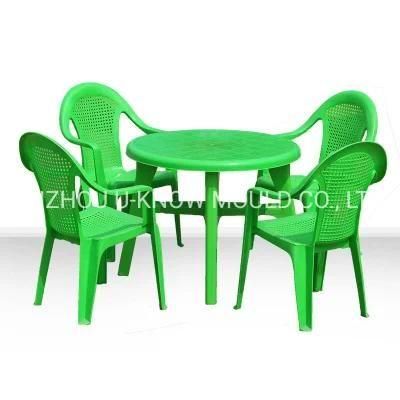 Plastic Mold for Rectangle Dining Table and Chairs Injection Mould