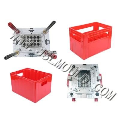 Quality Mold Factory Customized Injection 24 Bottle Plastic Beer Crate Mould