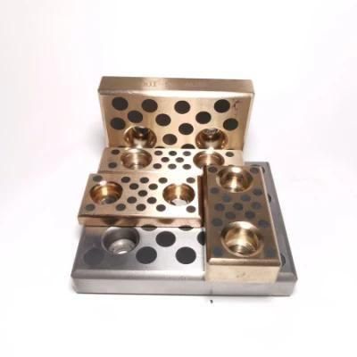 Wear Oiles Sliding Bearing Bronze Pads Embedded Graphite Brass Pads Free Alloy Plates