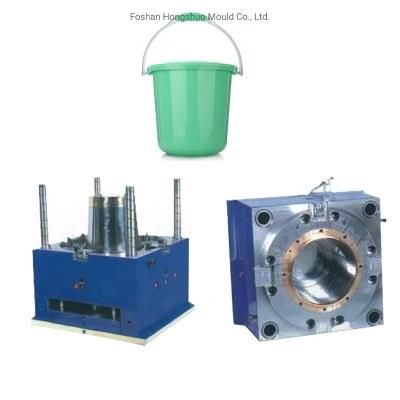Plastic Mould for Round Water Buckets with Handle