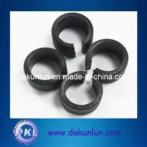 Slotted Nylon/PPO/POM Black Plastic Bushing