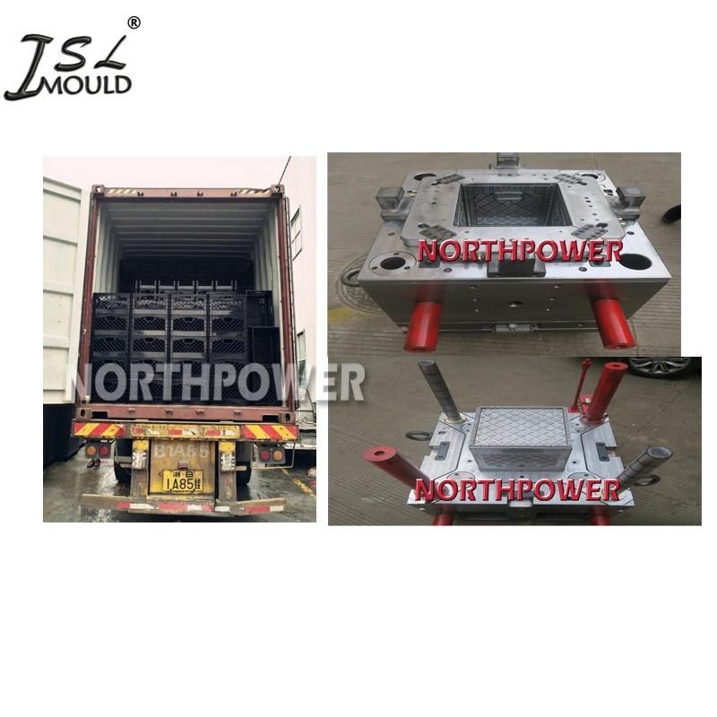 Premium Custom Plastic Folding Milk Crate Mould
